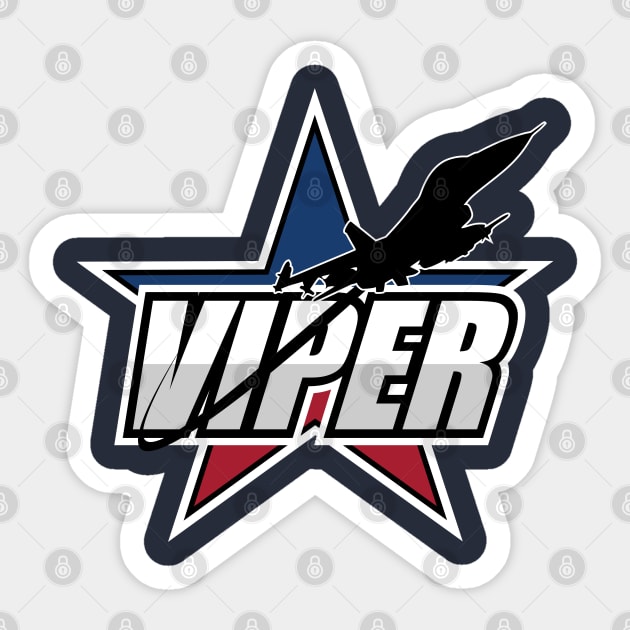 F-16 Viper Sticker by TCP